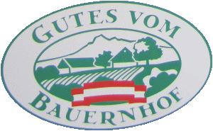 Gutes vom Bauernhof Schild